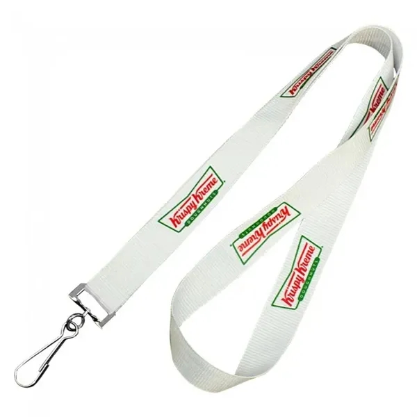 Price including one color silk screen imprint. Silkscreened Recycled PET Lanyard... from ASI 90154 Sunjoy Group Inc