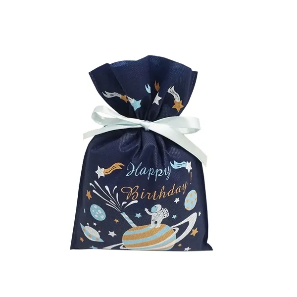 Non-woven drawstring pouch bag plus 1 color silkscreen imprint on 1... from ASI 37218 Athena Promo (tm)