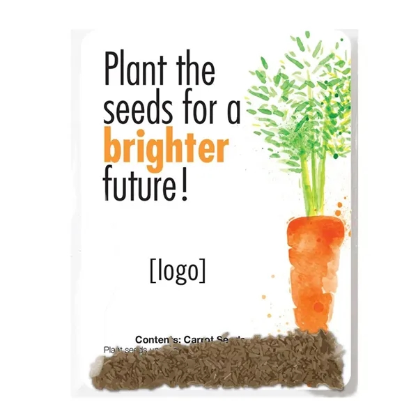 Includes seeds, 3x4 backer card, and eco-cello.... from ASI 40646 Bloomin Promotions / Bloomin' Promotions™