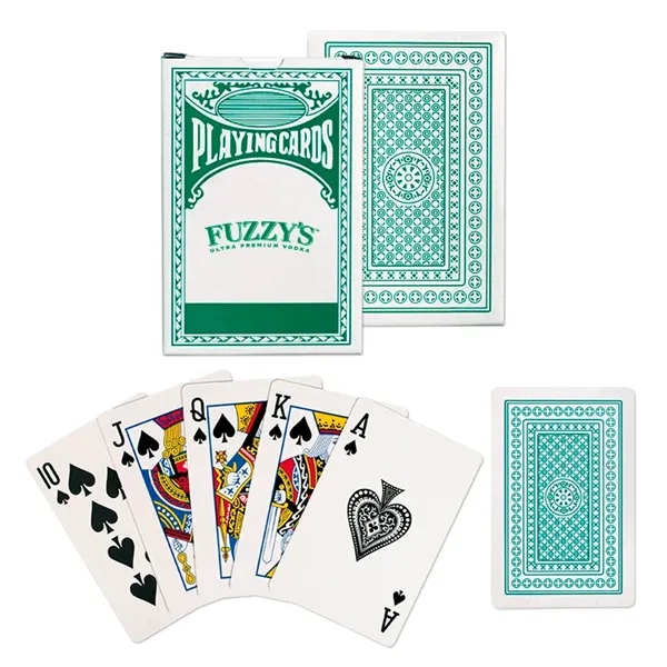 Standard deck of playing cards with one sided imprint on the... from ASI 98360 WOWLine / WOWLine®