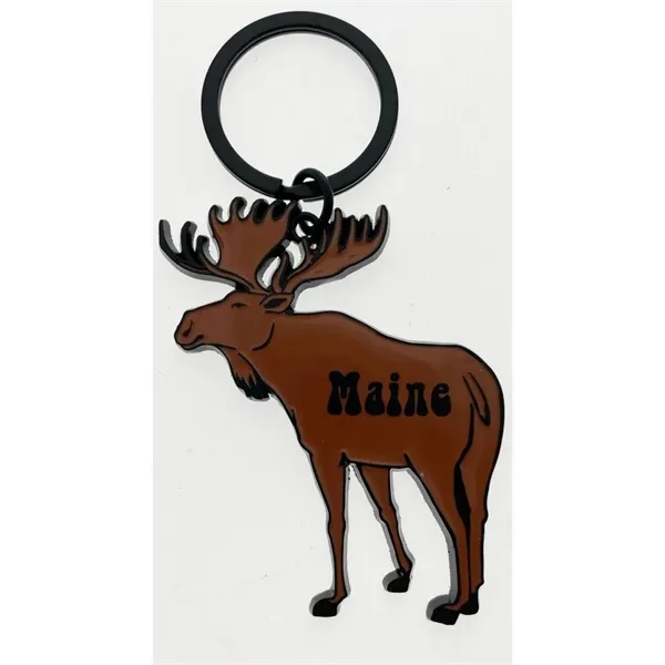 Standing Moose Keychain... from ASI 40610 Perry Blackburne Inc