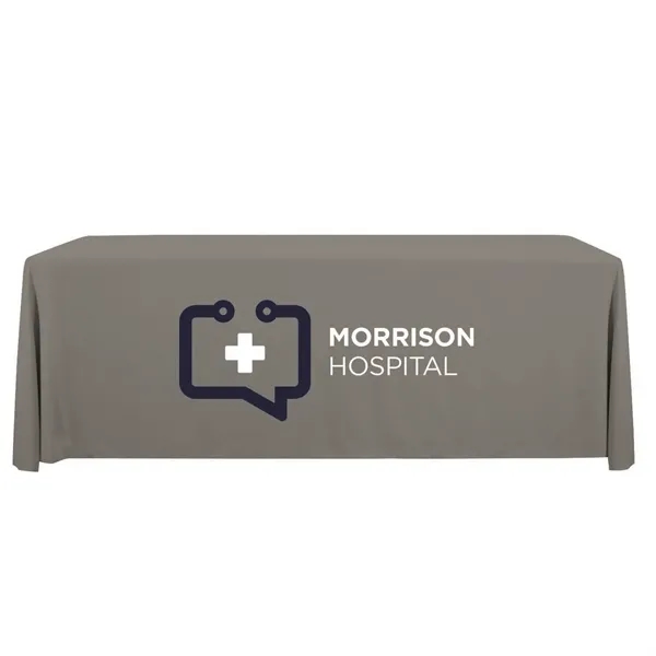 8' economy table throw made of polyester poplin with 3 sides,... from ASI 87188 Showdown Displays