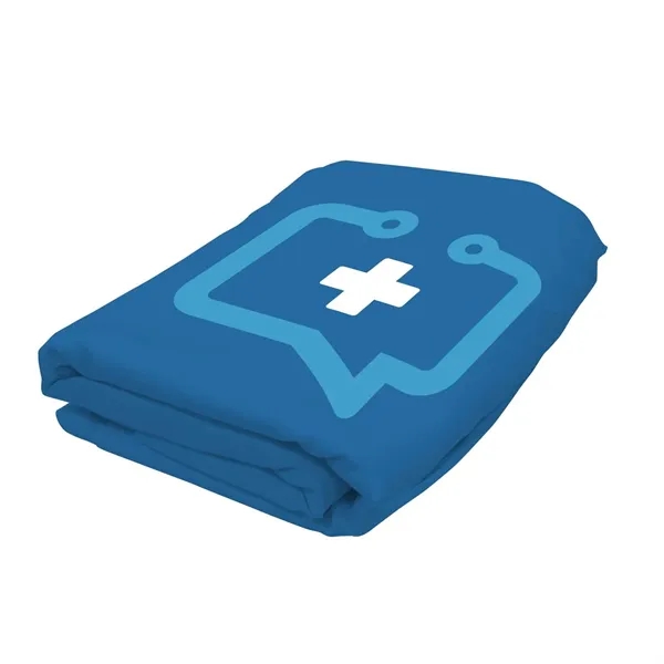 12' economy table throw made of polyester poplin with 3 sides,... from ASI 87188 Showdown Displays