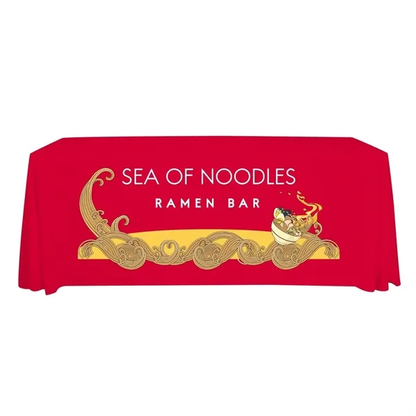 6' standard table throw made of polyester with 4 sides, draped... from ASI 87188 Showdown Displays