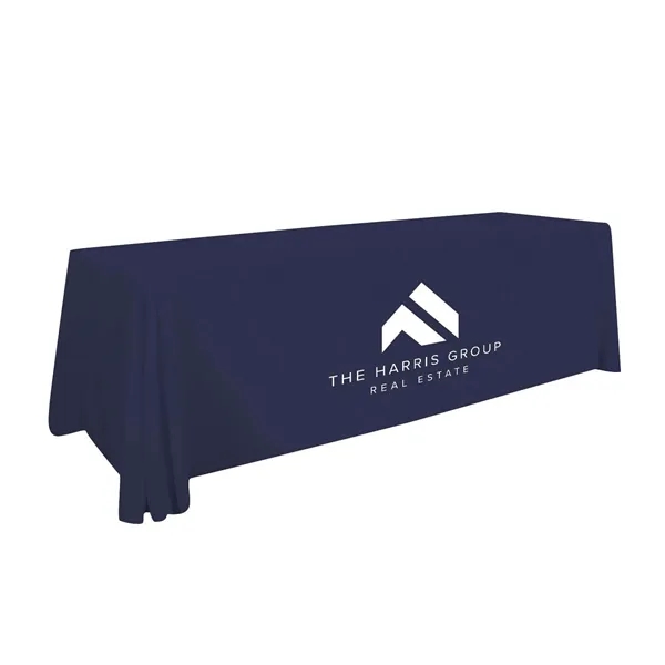8' table throw made of 100% woven polyester pongee fabric with... from ASI 87188 Showdown Displays
