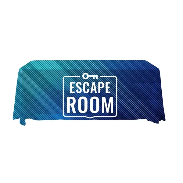 6' table throw with 3 sides and antimicrobial properties for added... from ASI 87188 Showdown Displays