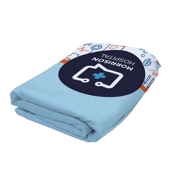 12' economy table throw made of polyester poplin with 3 sides,... from ASI 87188 Showdown Displays