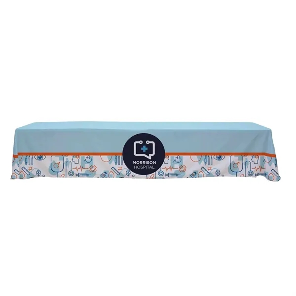 12' economy table throw made of polyester poplin with 3 sides,... from ASI 87188 Showdown Displays