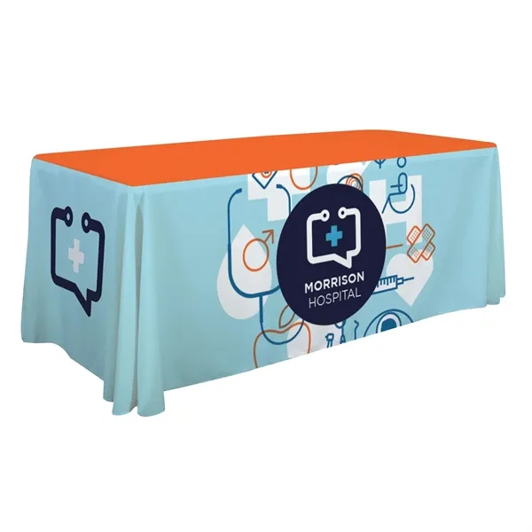 6' economy table throw made of polyester poplin with 3 sides,... from ASI 87188 Showdown Displays