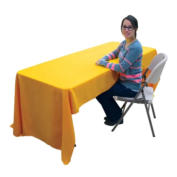 4' table throw with 3 sides and antimicrobial properties for added... from ASI 87188 Showdown Displays