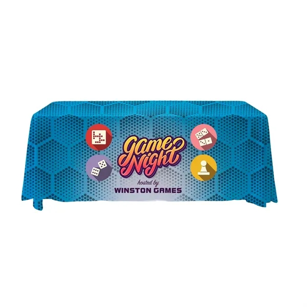 6' table throw with 4 sides and antimicrobial properties for added... from ASI 87188 Showdown Displays