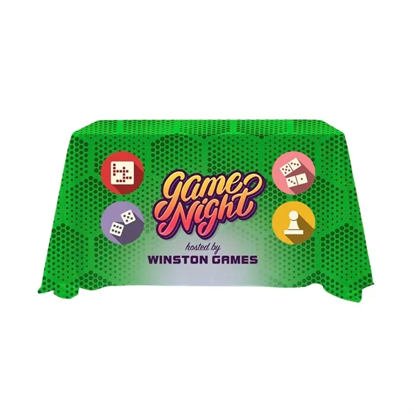 4' table throw with 4 sides and antimicrobial properties for added... from ASI 87188 Showdown Displays