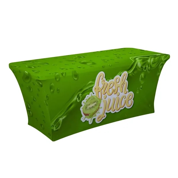 6' table throw made of two-way stretch fabric with 4 sides... from ASI 87188 Showdown Displays