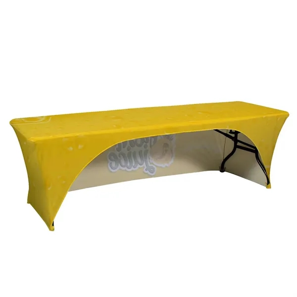8' table throw made of two-way stretch fabric with form-fitting look... from ASI 87188 Showdown Displays