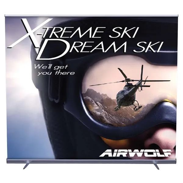 8' jumbo wide retractor, smooth scrim vinyl kit.... from ASI 87188 Showdown Displays