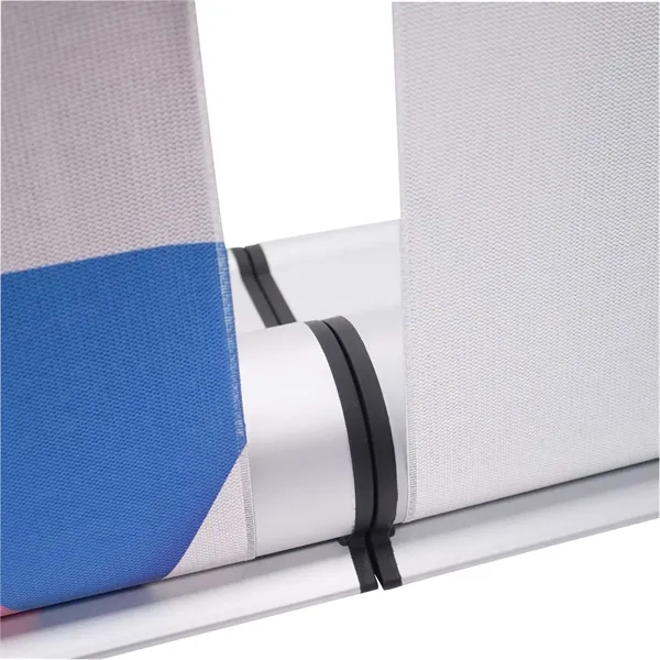 33.5" retractor kit with magnetic end caps, footless base, hook-and-loop fasteners... from ASI 87188 Showdown Displays