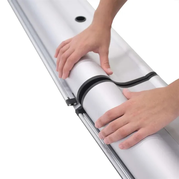 33.5" retractor kit with magnetic end caps, footless base, hook-and-loop fasteners... from ASI 87188 Showdown Displays