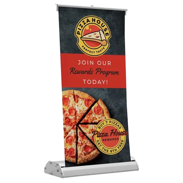 Mini retractor kit with shock cord pole, aluminum base and Titan... from ASI 87188 Showdown Displays