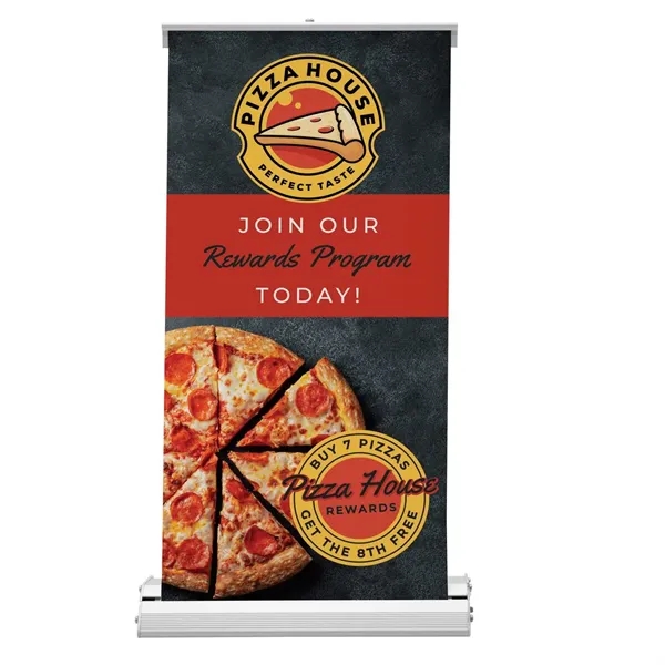 Mini retractor kit with shock cord pole, aluminum base and Titan... from ASI 87188 Showdown Displays