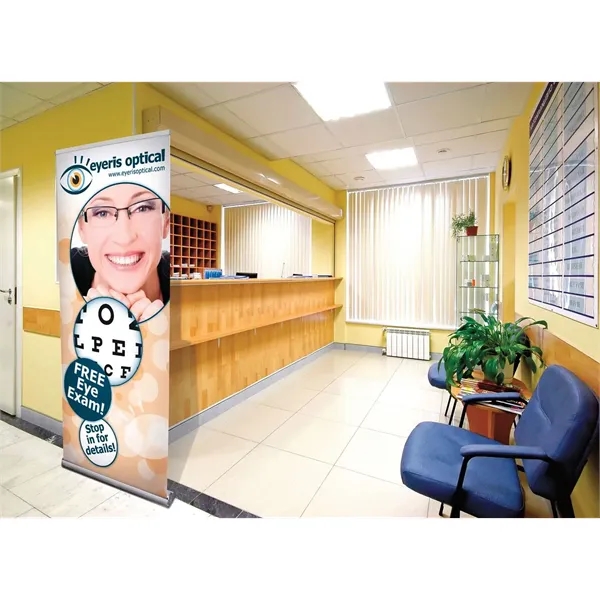 33.5" stratus retractor kit with no-curl hybrid media.... from ASI 87188 Showdown Displays