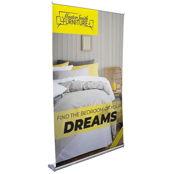 48" stratus retractor kit with no-curl hybrid media.... from ASI 87188 Showdown Displays