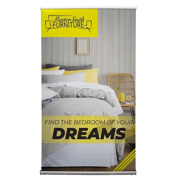 48" stratus retractor kit with no-curl hybrid media.... from ASI 87188 Showdown Displays