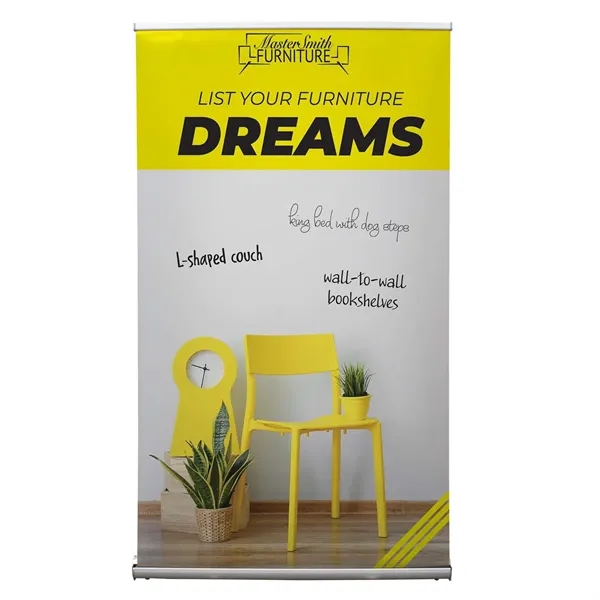 48" stratus retractor kit with dry erase media.... from ASI 87188 Showdown Displays