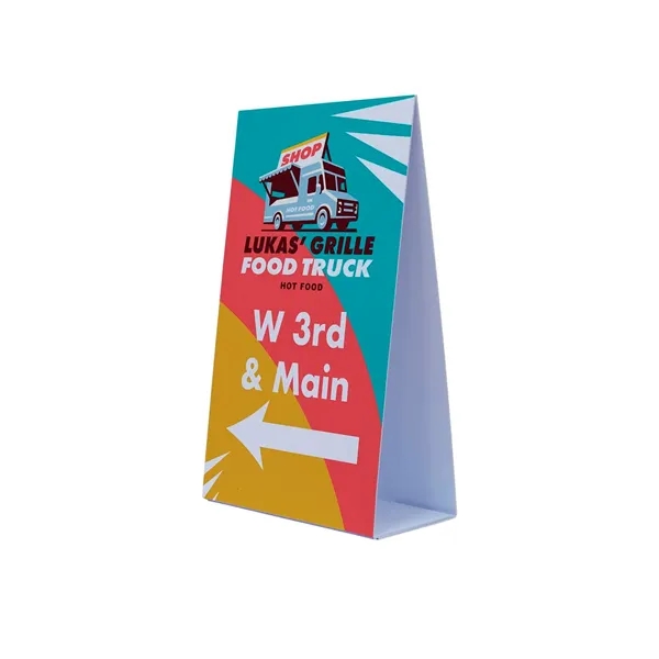 Set of two 22" x 35.5" x 12" A-frame single-sided signs... from ASI 87188 Showdown Displays