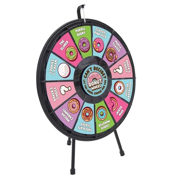 Spin 'N Win prize wheel kit with twelve prize slot inserts,... from ASI 87188 Showdown Displays