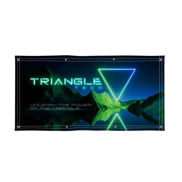 3' x 6' polyester poplin banner with single-sided dye sublimated graphics.... from ASI 87188 Showdown Displays