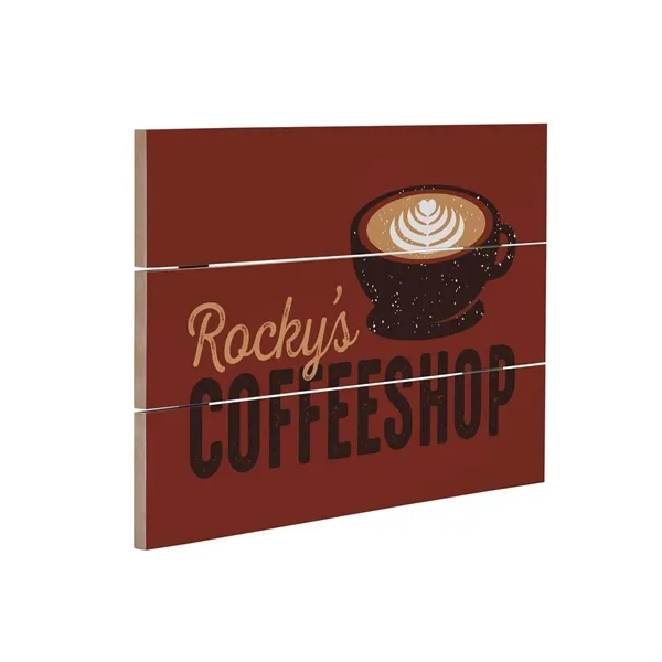 Add the rustic look of wood to a wall with this... from ASI 87188 Showdown Displays