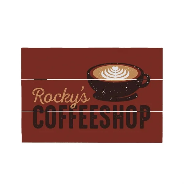 Add the rustic look of wood to a wall with this... from ASI 87188 Showdown Displays