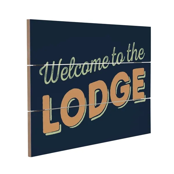 Add the rustic look of wood to a wall with this... from ASI 87188 Showdown Displays