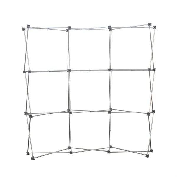 93" x 89.5" x 24" aluminum and plastic 9-quad frame for... from ASI 87188 Showdown Displays