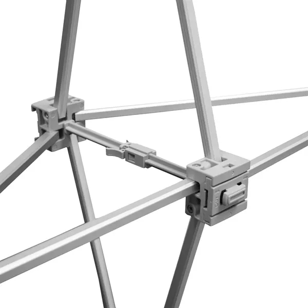 Hardware for the 8' curved Show 'N Rise floor display.... from ASI 87188 Showdown Displays