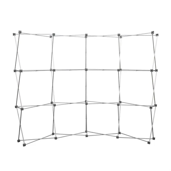 117.25" x 89.5" x 34" aluminum 12-quad frame display for InterChange... from ASI 87188 Showdown Displays