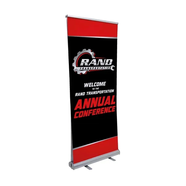 Get double the advertising power with this retractable banner display.... from ASI 87188 Showdown Displays