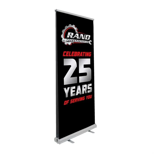 Get double the advertising power with this retractable banner display.... from ASI 87188 Showdown Displays