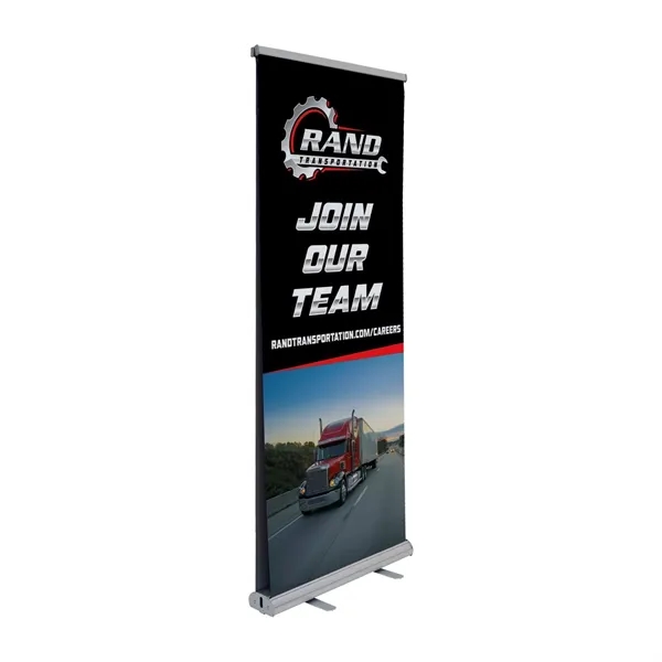 Get double the advertising power with this retractable banner display.... from ASI 87188 Showdown Displays