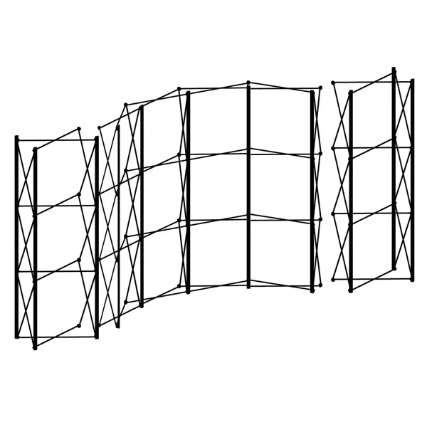 Hardware for the 20' combination ARISE floor display.... from ASI 87188 Showdown Displays