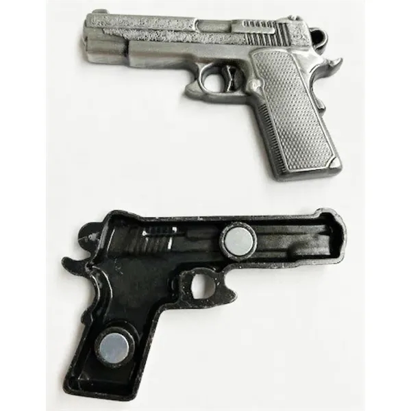 Gun Magnets plated in an antique silver finish.... from ASI 40610 Perry Blackburne Inc