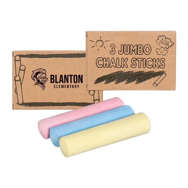 3 pack of jumbo chalk with customizable box.... from ASI 98360 WOWLine / WOWLine®