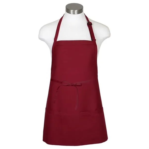 Mid-length apron measuring 28"W x 24"H, with 3 pouch pockets and... from ASI 36558 Aprons, Etc.