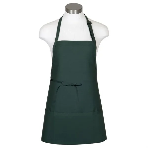 Mid-length apron measuring 28"W x 24"H, with 3 pouch pockets and... from ASI 36558 Aprons, Etc.