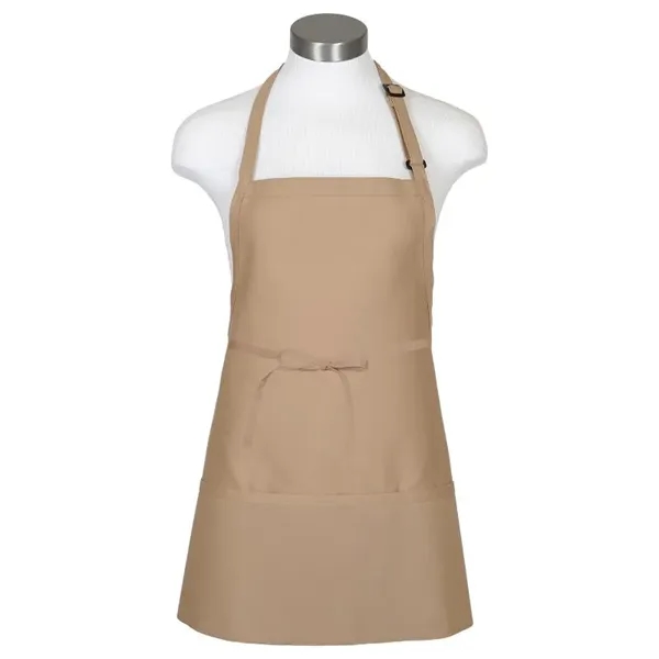 Mid-length apron measuring 28"W x 24"H, with 3 pouch pockets and... from ASI 36558 Aprons, Etc.