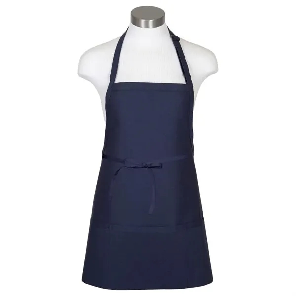 Mid-length apron measuring 28"W x 24"H, with 3 pouch pockets and... from ASI 36558 Aprons, Etc.