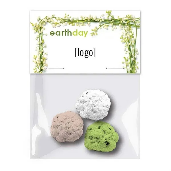 3 seed bomb cello pack... from ASI 40646 Bloomin Promotions / Bloomin' Promotions™