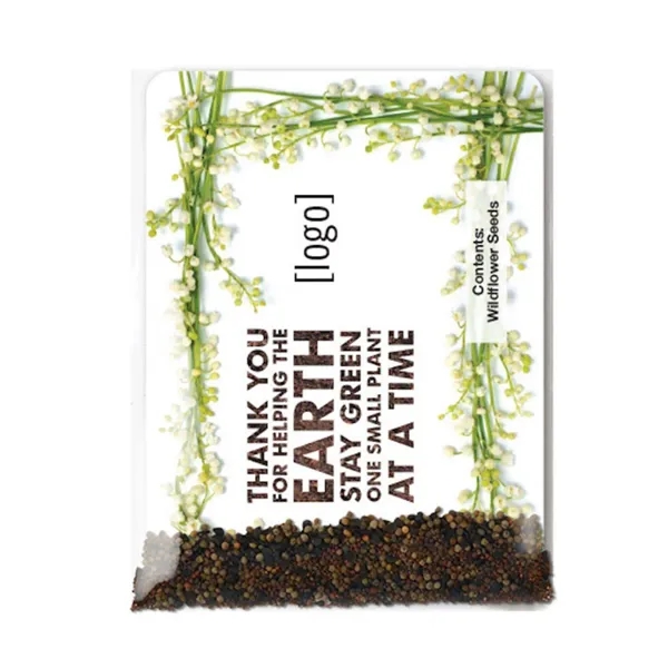 Includes seeds, 3x4 backer card, and eco-cello.... from ASI 40646 Bloomin Promotions / Bloomin' Promotions™
