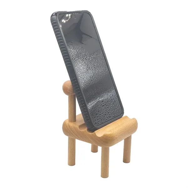 Wooden chair-shaped phone holder.... from ASI 34415 Alpi International LTD