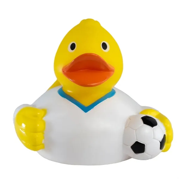 Soccer player themed rubber duck.... from ASI 34415 Alpi International LTD